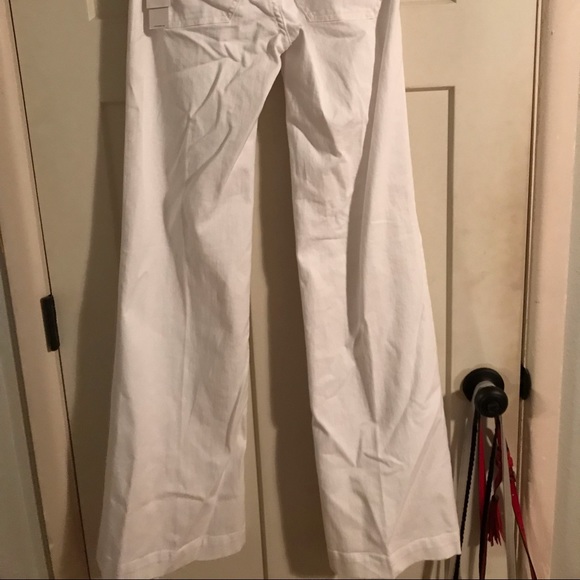 Hudson White Flare Leg Libby Jeans - Picture 5 of 6